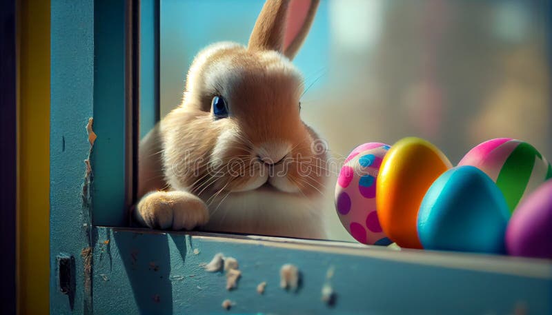 cute Easter Bunny backgrounds 0063