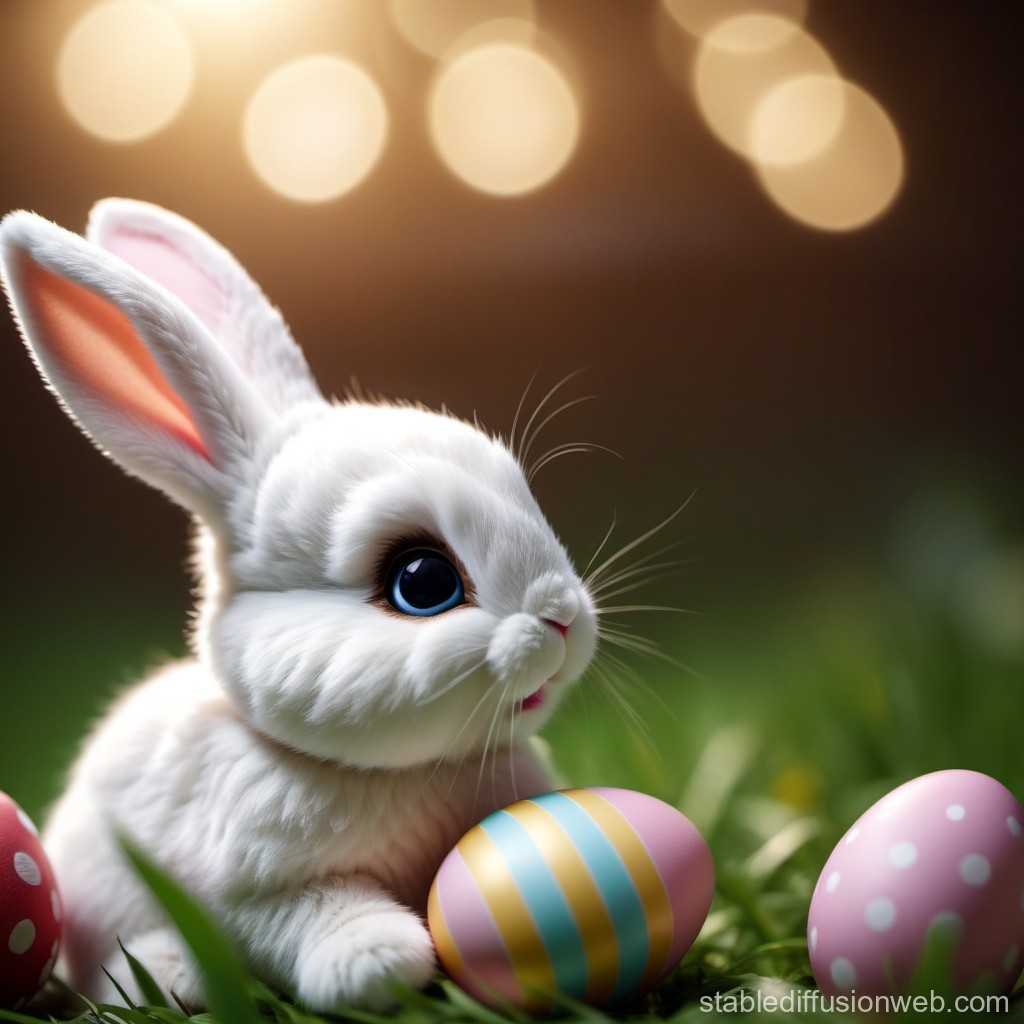 cute Easter Bunny backgrounds 0071