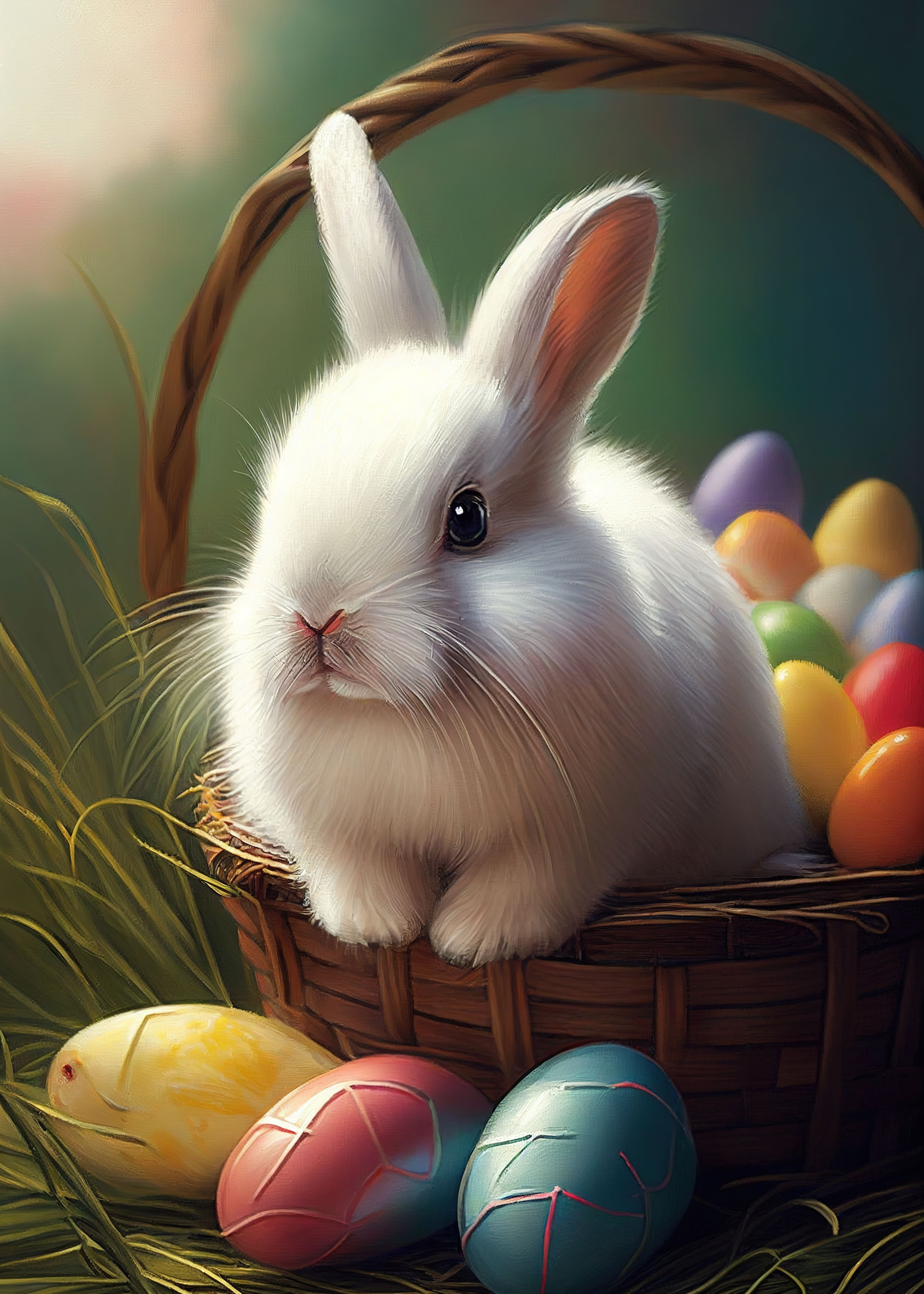 cute Easter Bunny backgrounds 0074