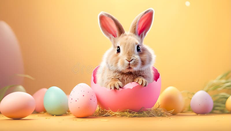 cute Easter Bunny backgrounds 0078