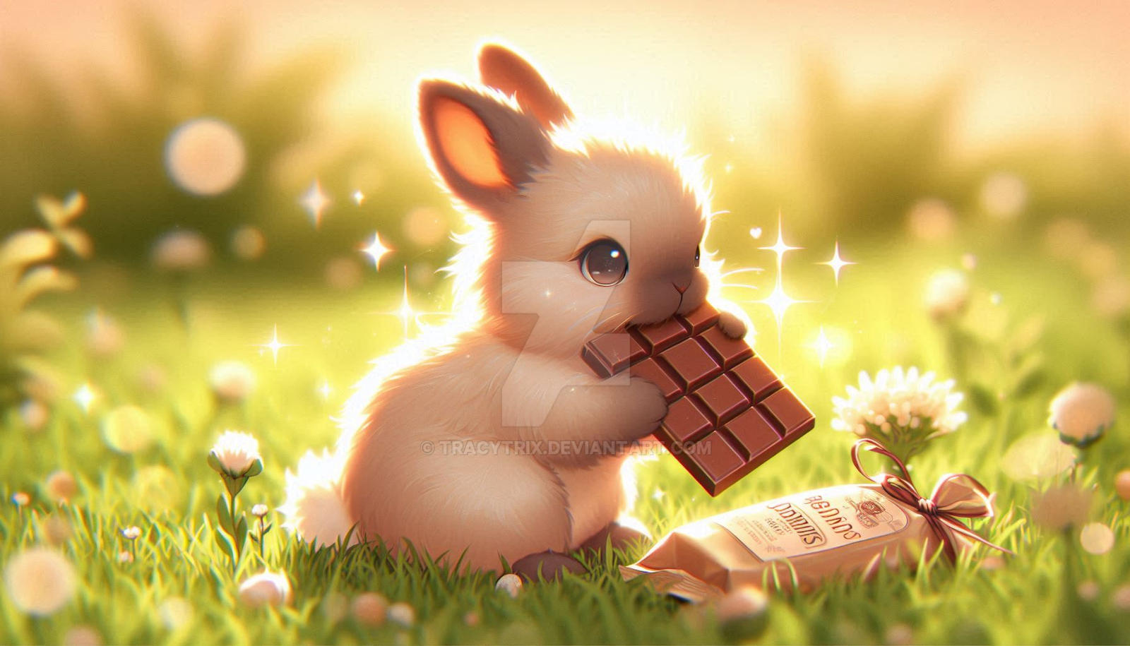 cute Easter Bunny backgrounds 0090