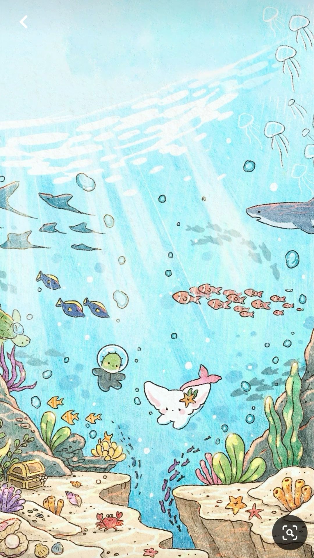 cute fish background 0032