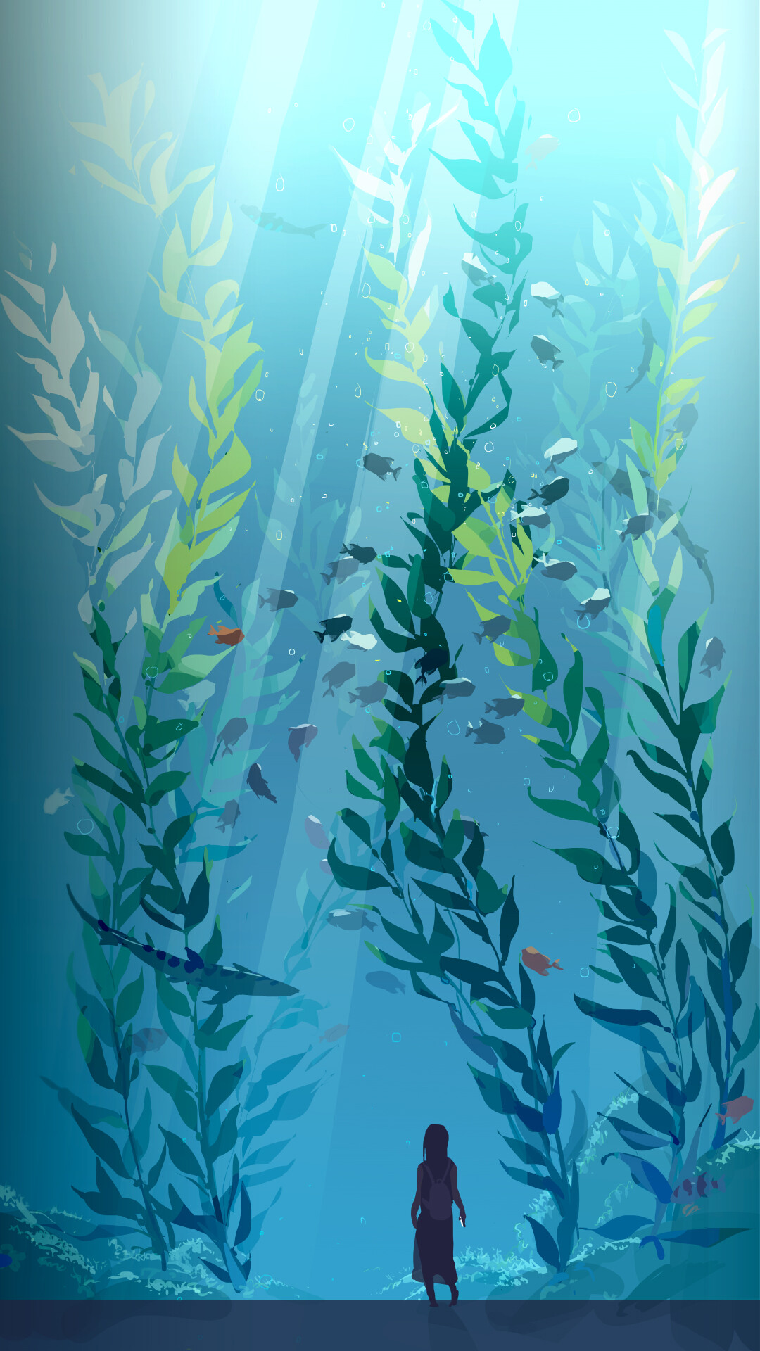 cute fish background 0077