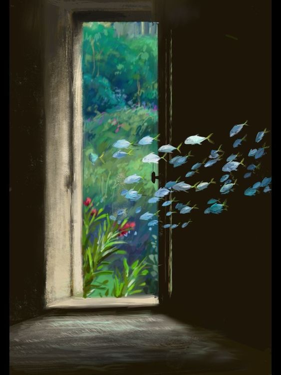 cute fish background 0084