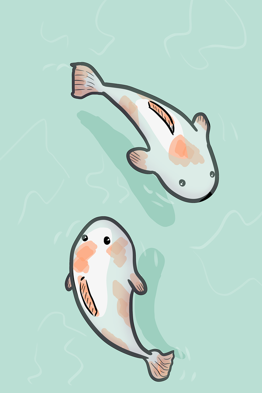 cute fish background 0090