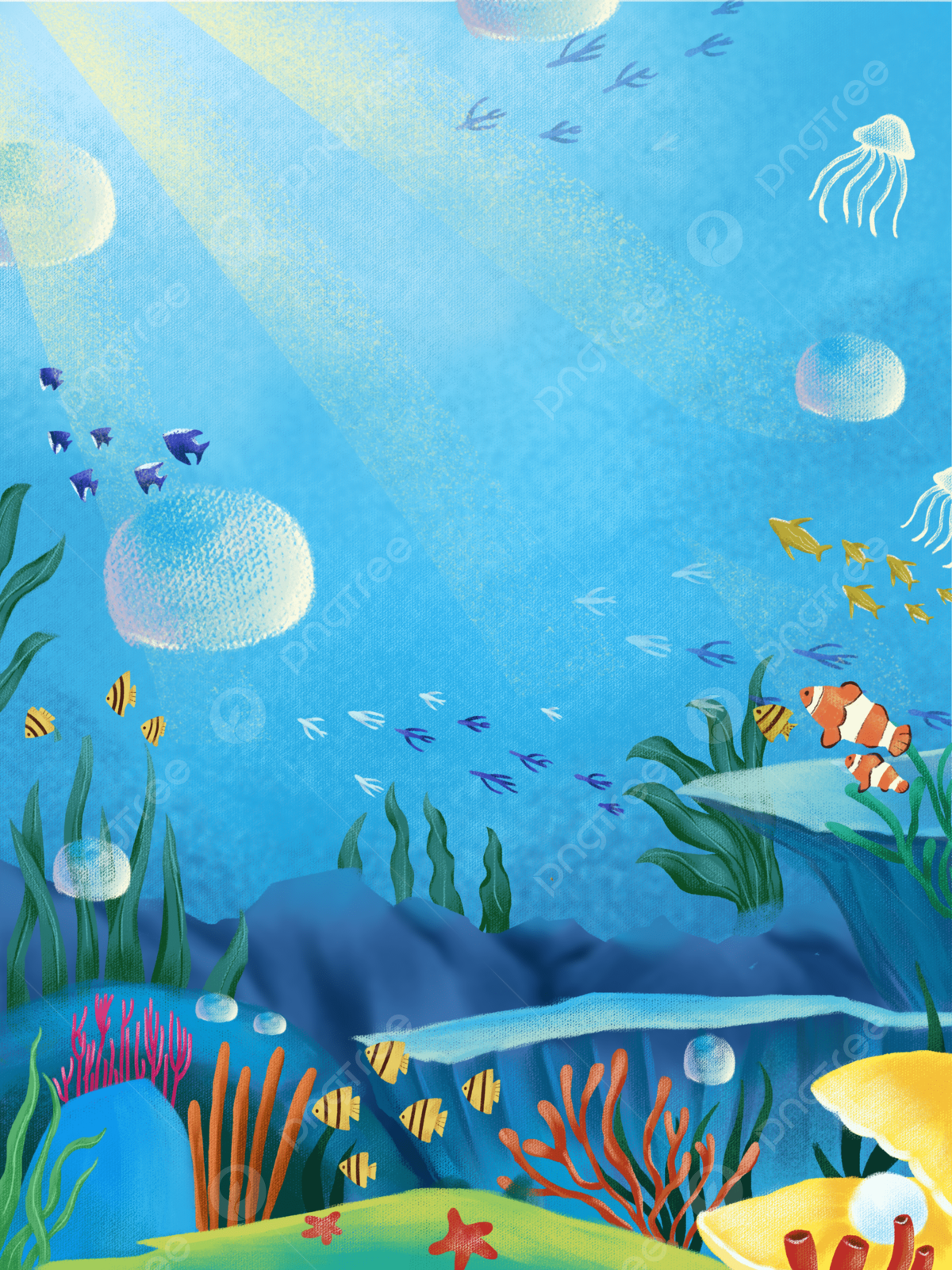 cute fish background 0098