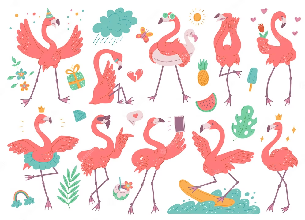 cute flamingo backgrounds 0044