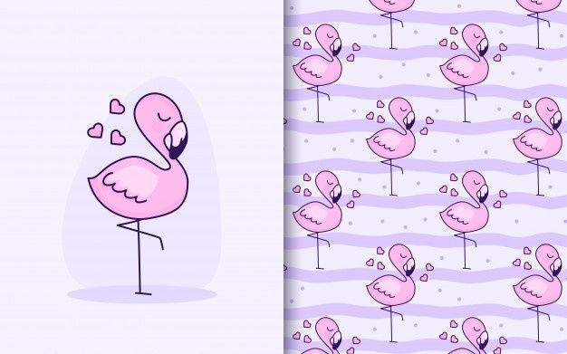 cute flamingo backgrounds 0054