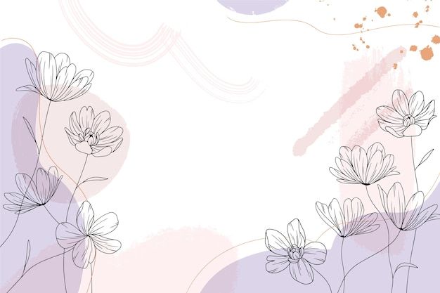 cute floral background ideas