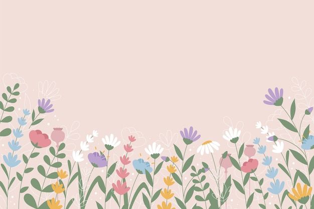 cute floral background 0032