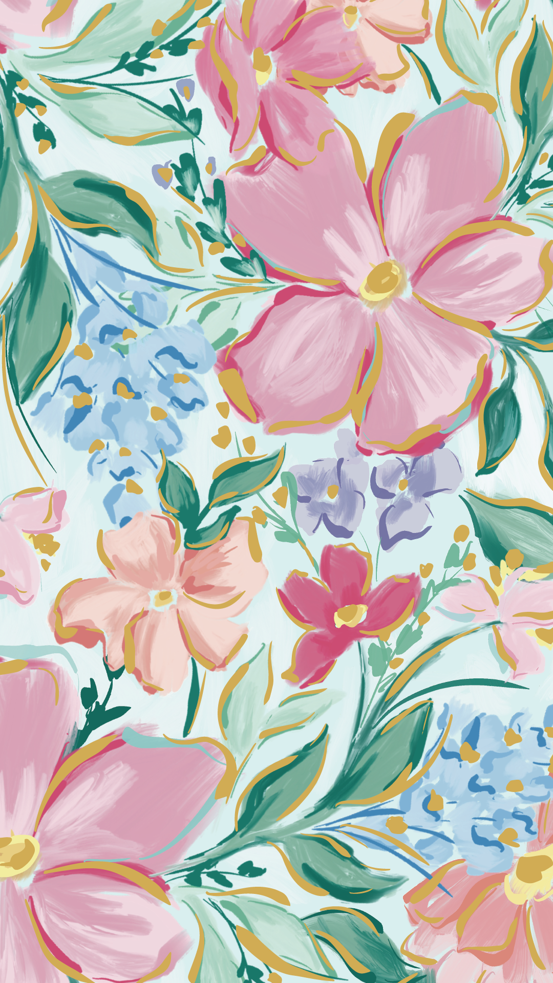 cute floral background 0058