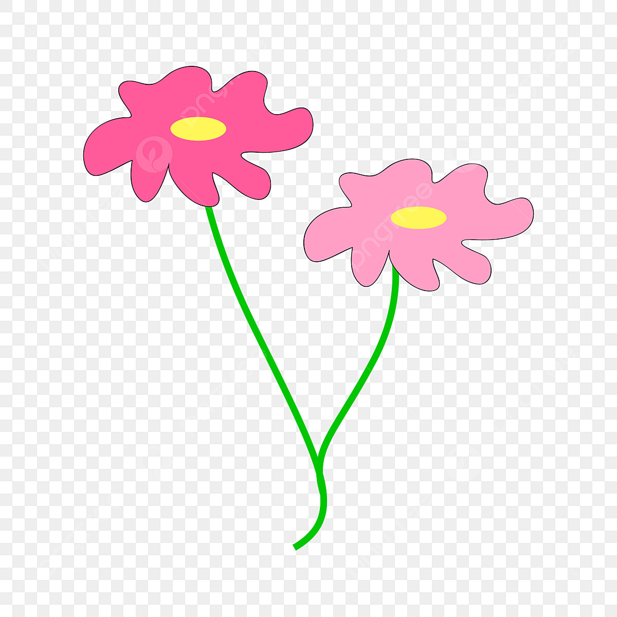 cute flowers transparent background 0014