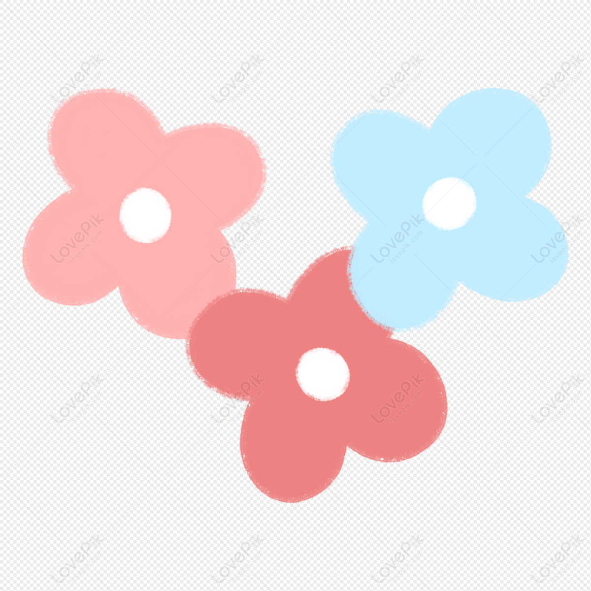 cute flowers transparent background 0023