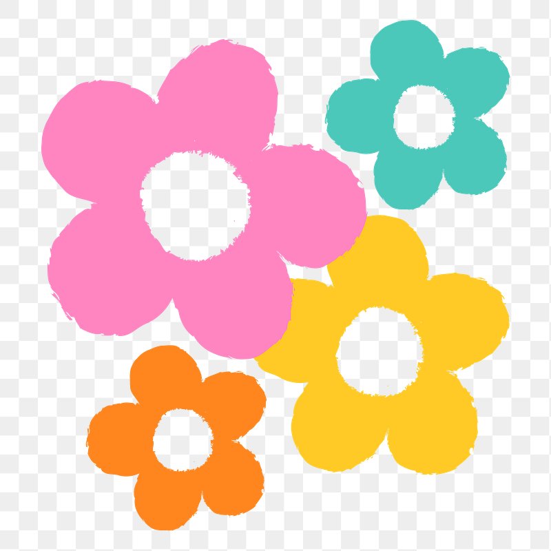 cute flowers transparent background 0043