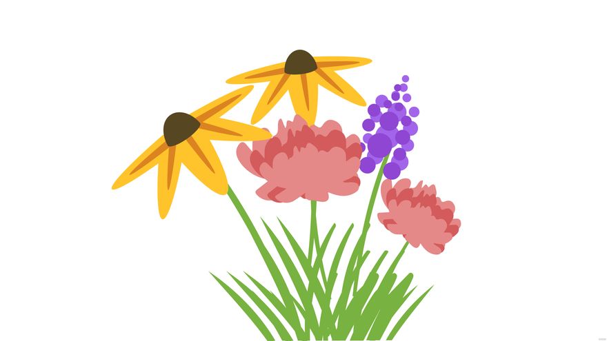 cute flowers transparent background 0046