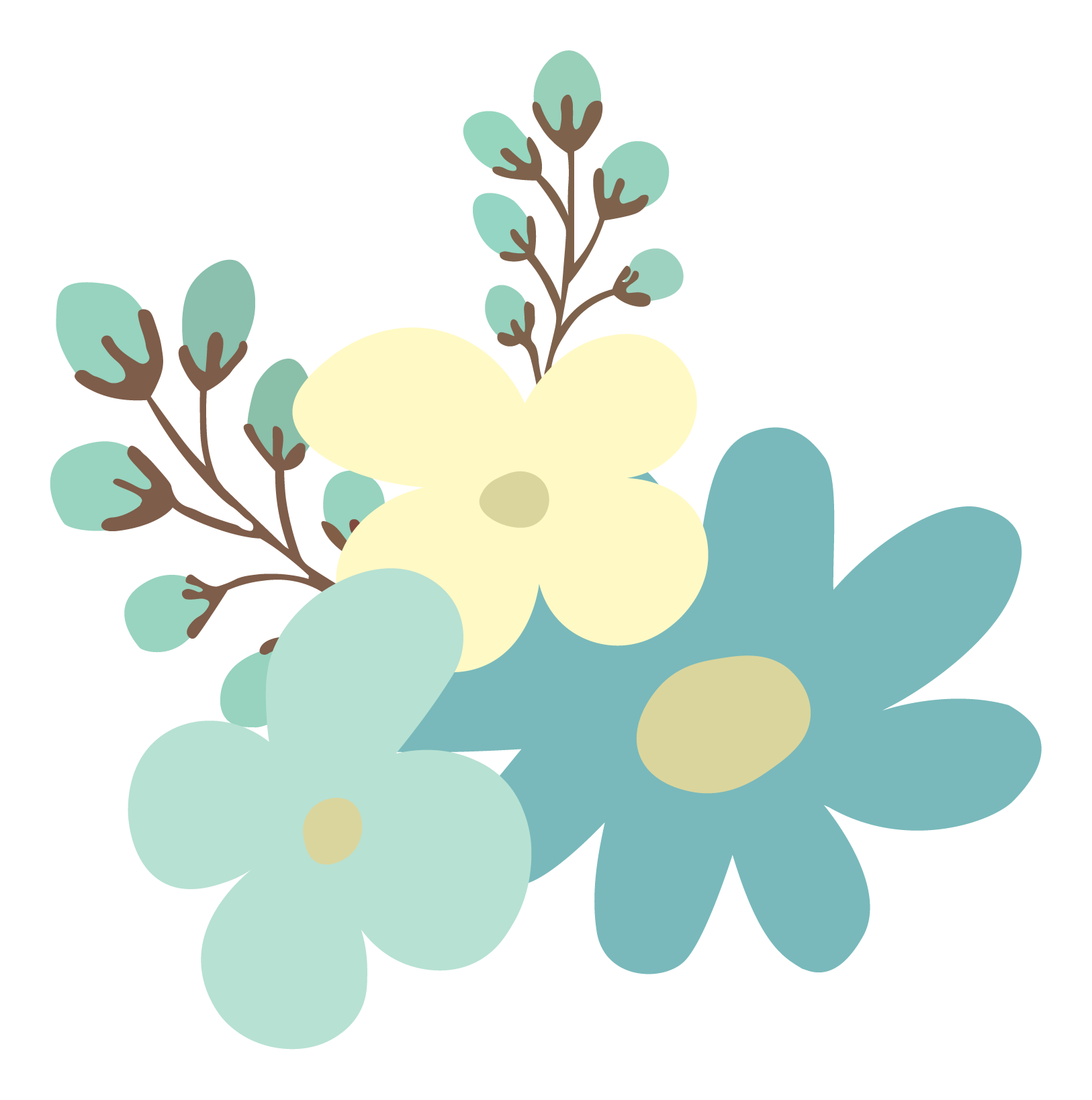 cute flowers transparent background 0048