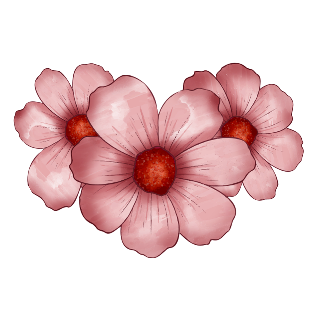 cute flowers transparent background 0060