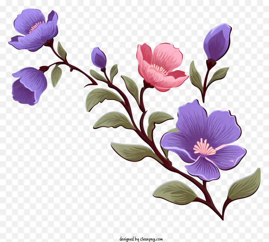 cute flowers transparent background 0073