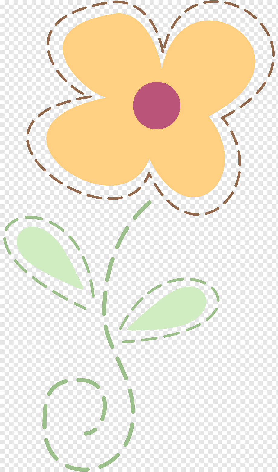 cute flowers transparent background 0087