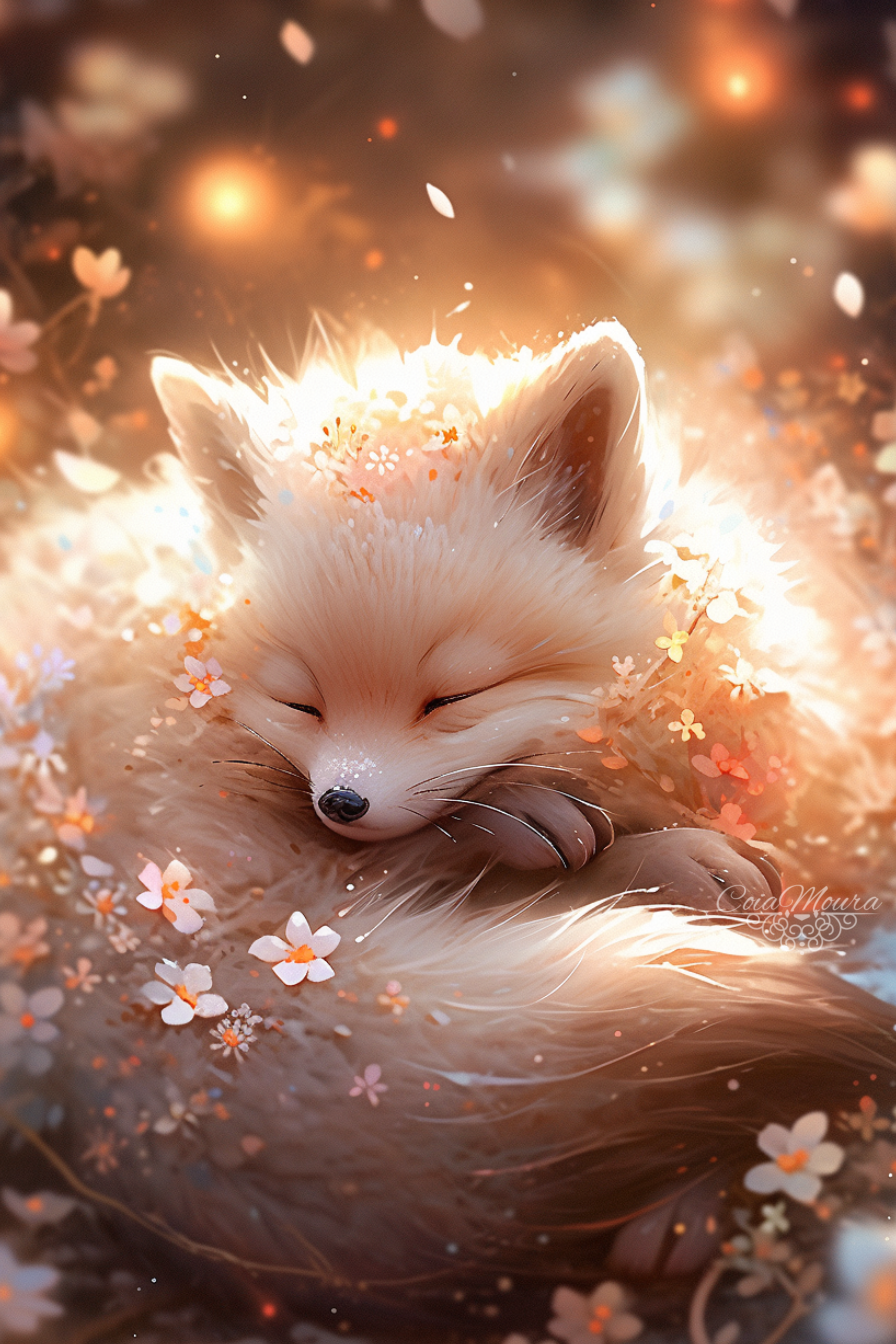 cute fox backgrounds 0013