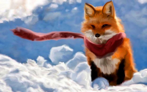 cute fox backgrounds 0016