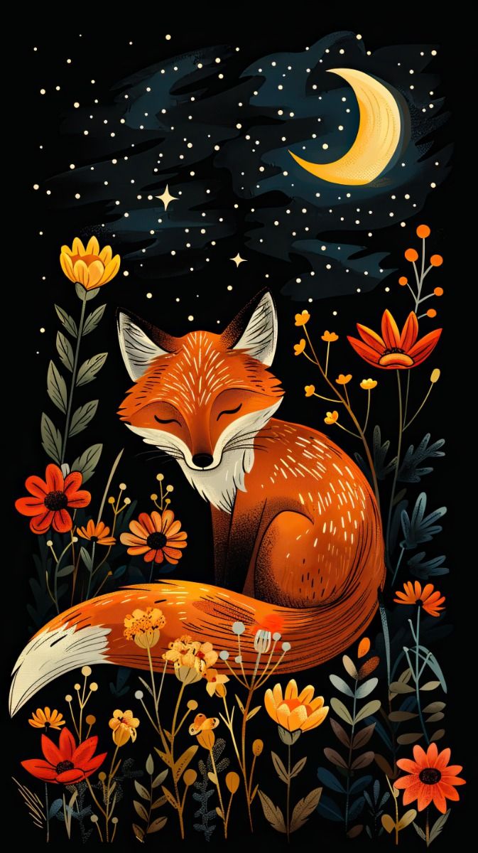 cute fox backgrounds 0037