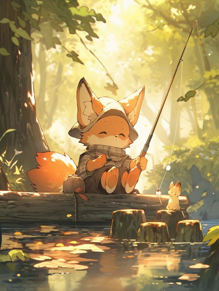 cute fox backgrounds 0038