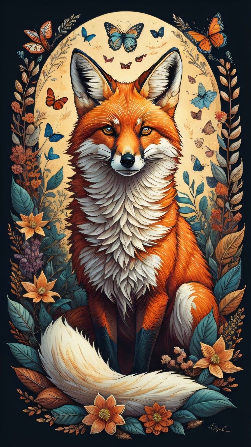 cute fox backgrounds 0053