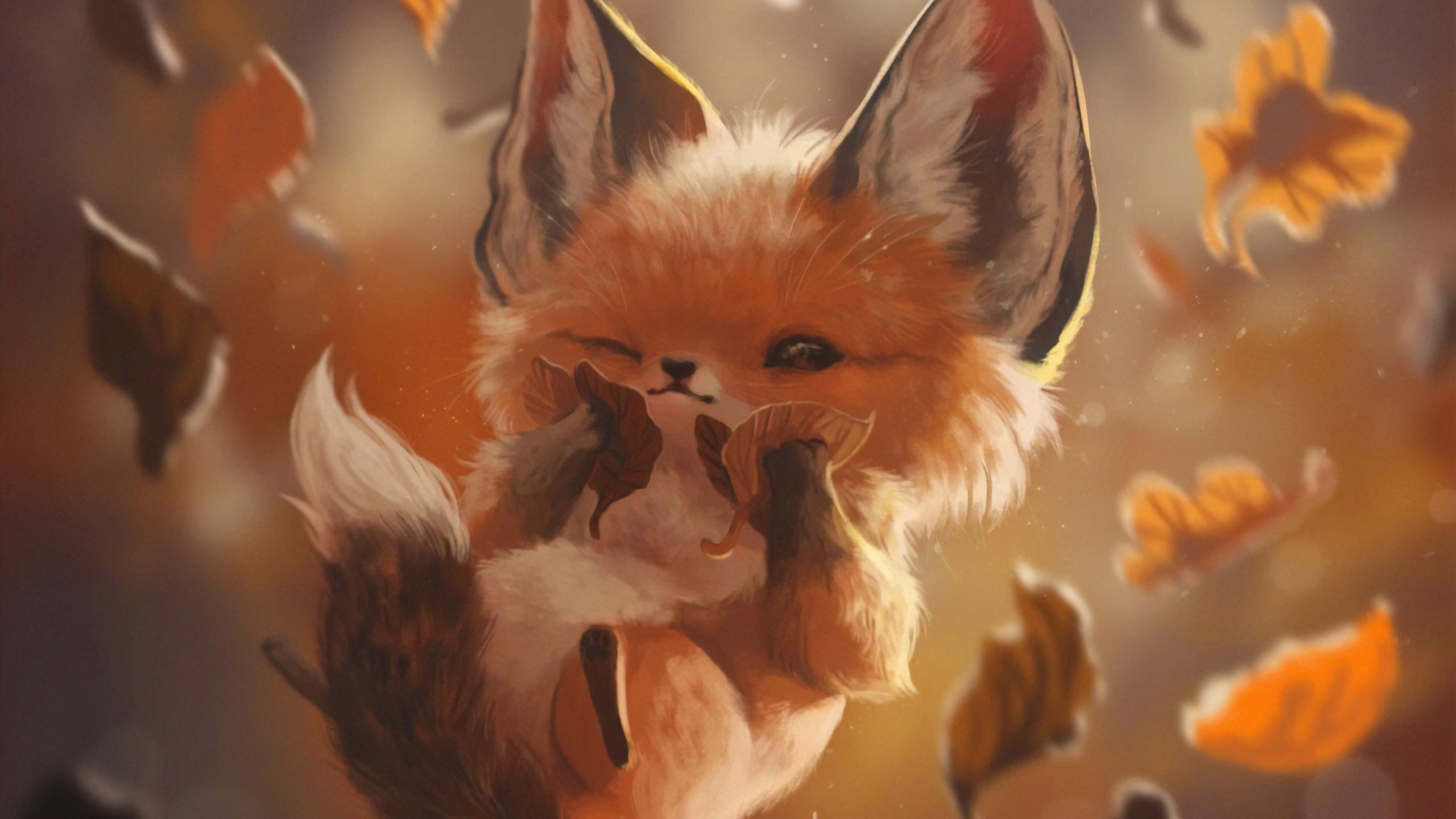 cute fox backgrounds 0066