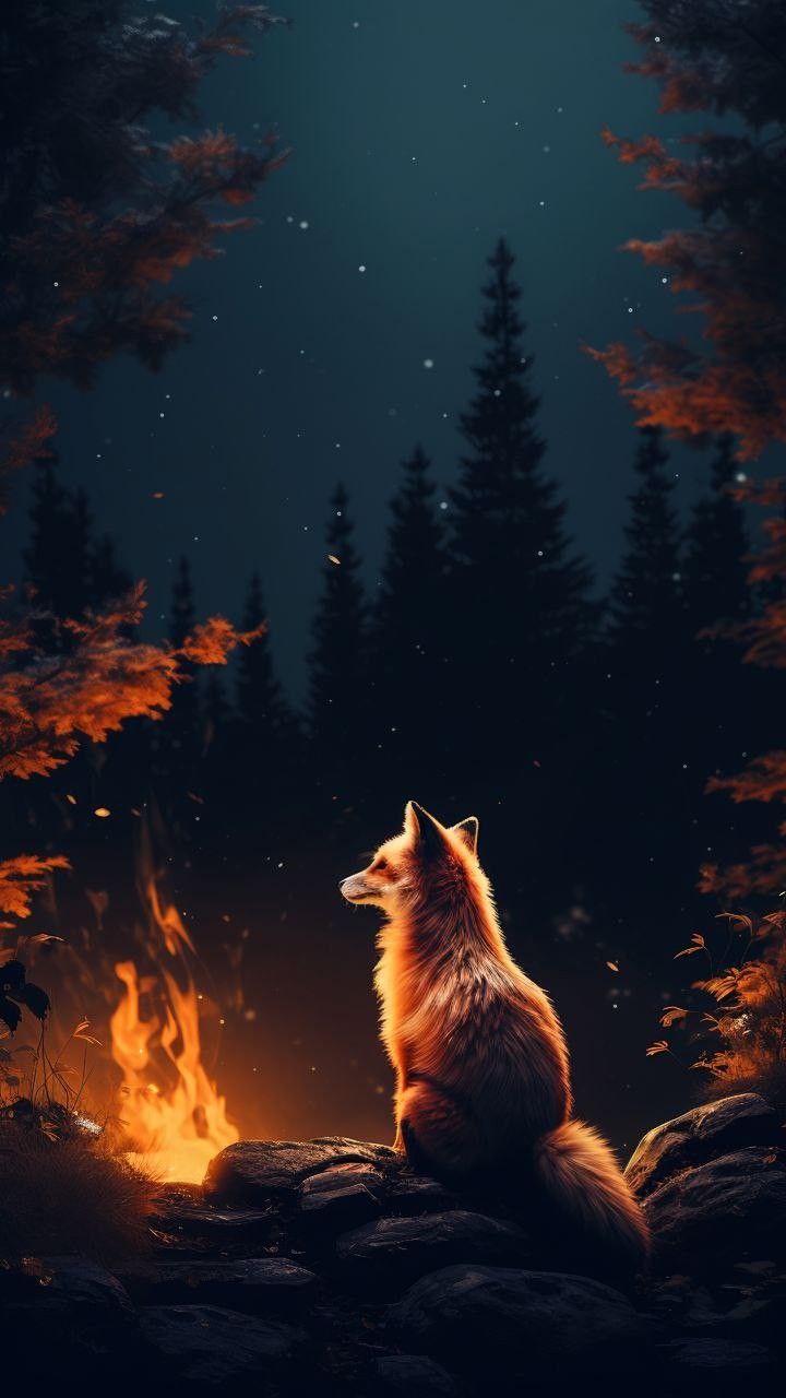 cute fox backgrounds 0089