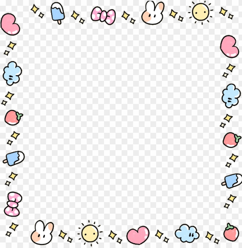 cute frame transparent background ideas