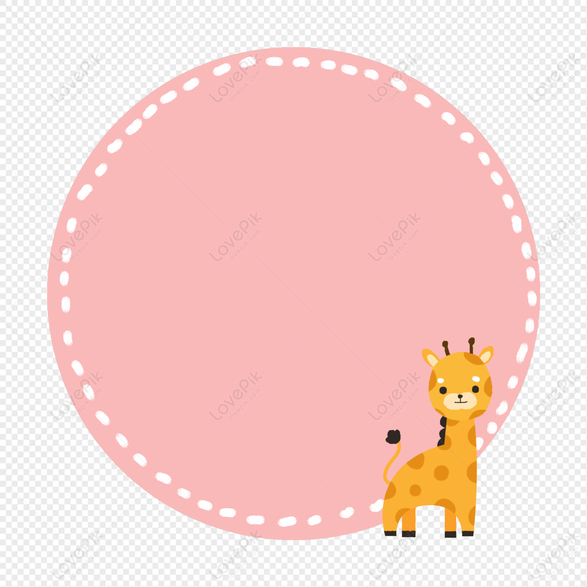 cute frame transparent background 0049