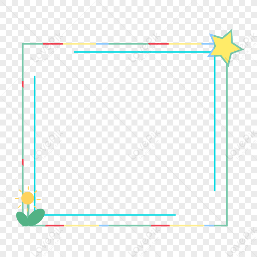 cute frame transparent background 0071