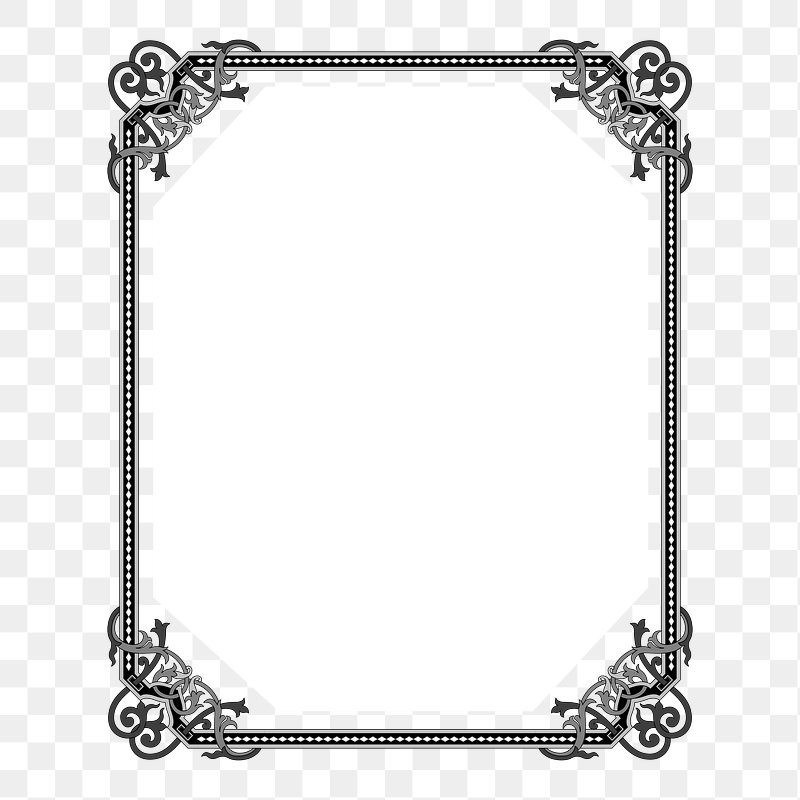 cute frame transparent background 0072