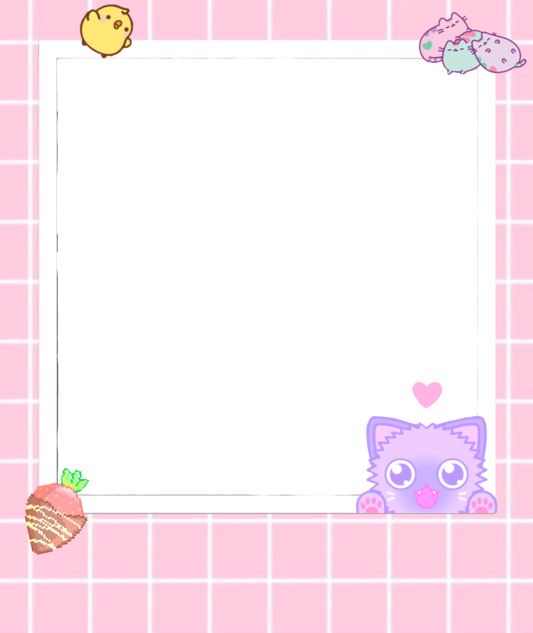 cute frame transparent background 0089