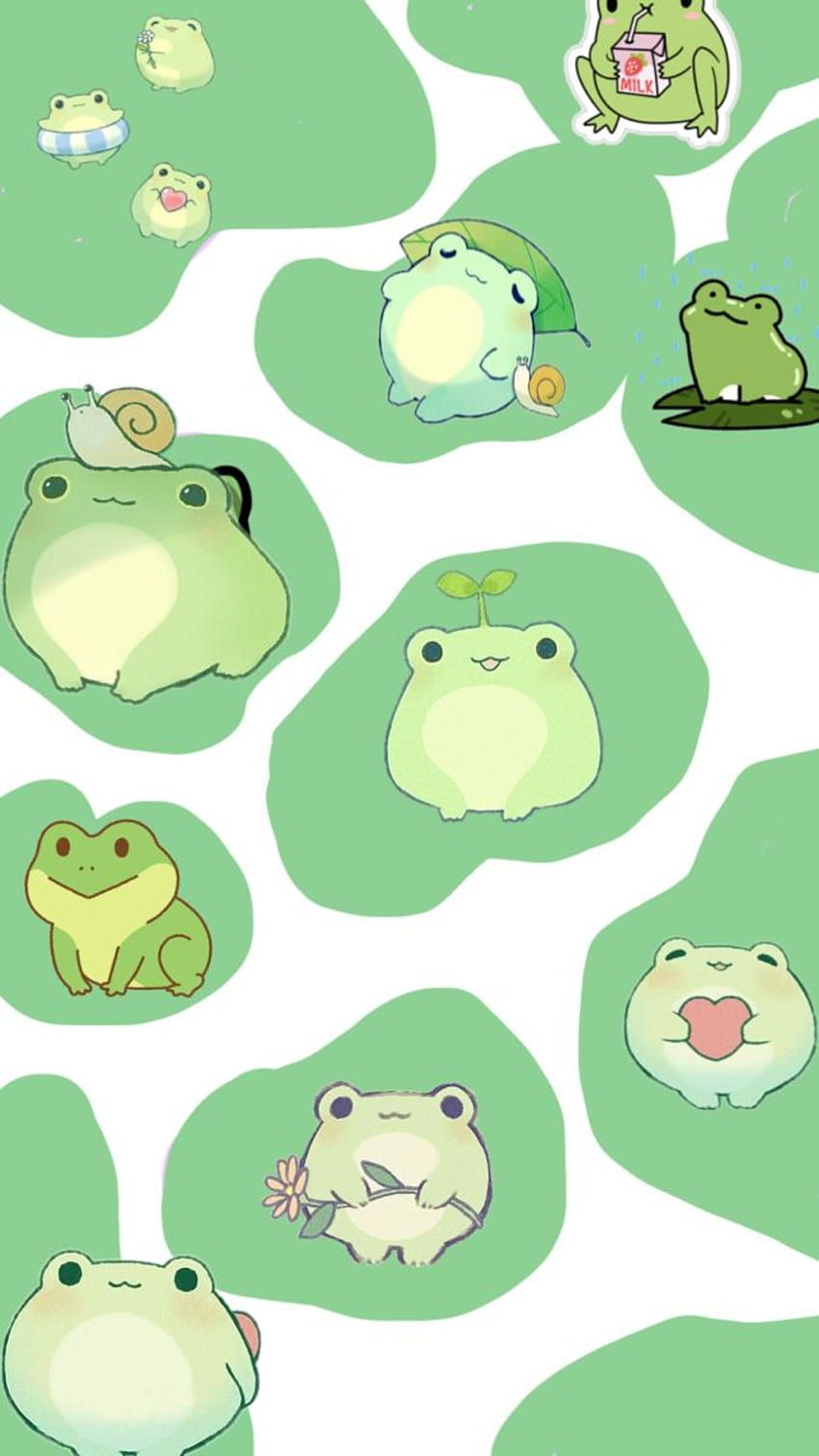 cute frog backgrounds collection