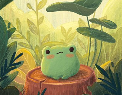 cute frog backgrounds 0015