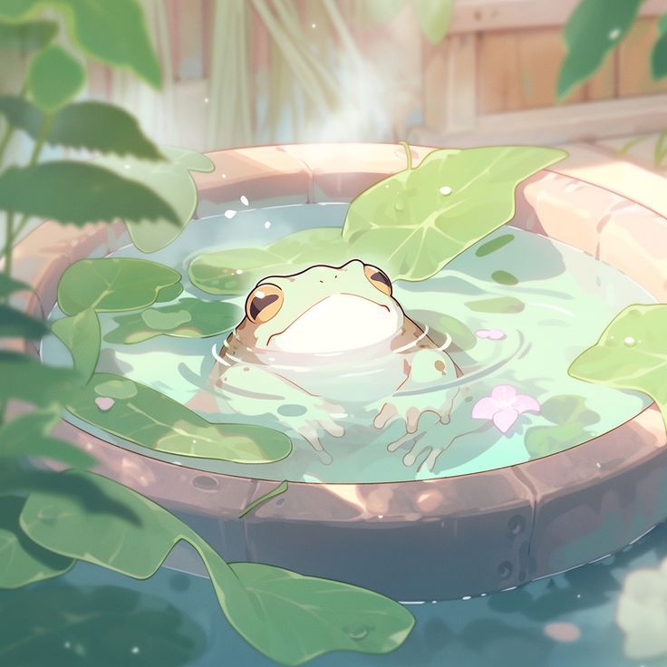 cute frog backgrounds 0092