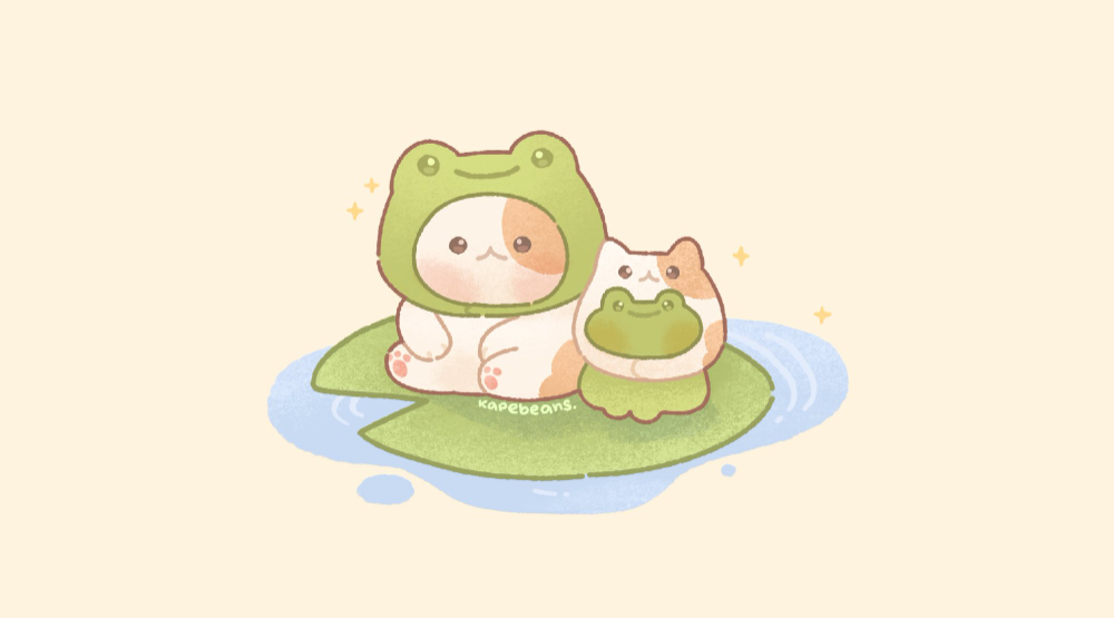 cute frog backgrounds 0094