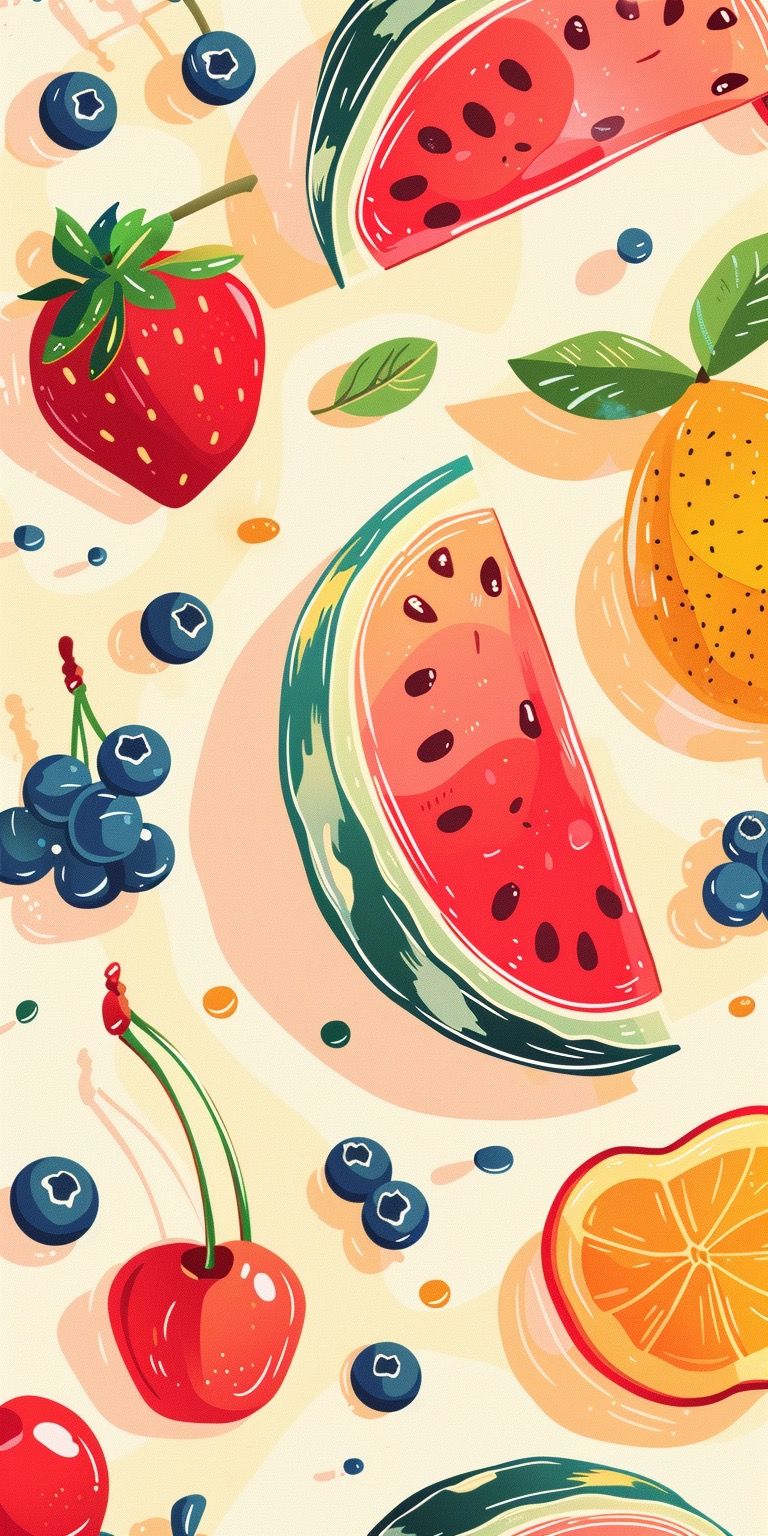 cute fruit backgrounds 0029