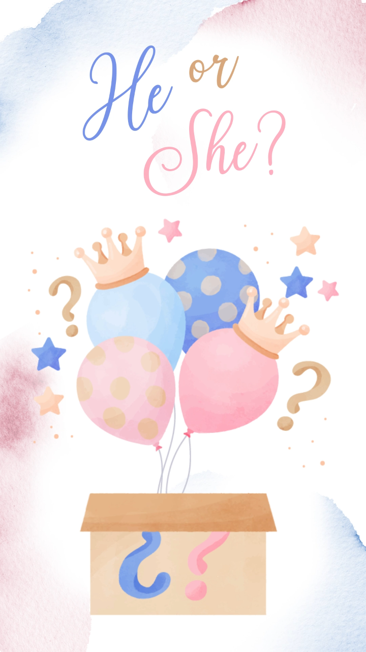 cute gender reveal background 0017