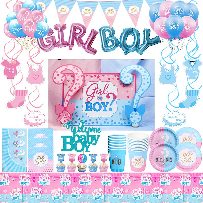 cute gender reveal background 0060