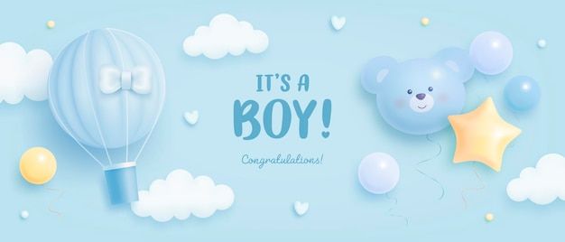 cute gender reveal background 0067