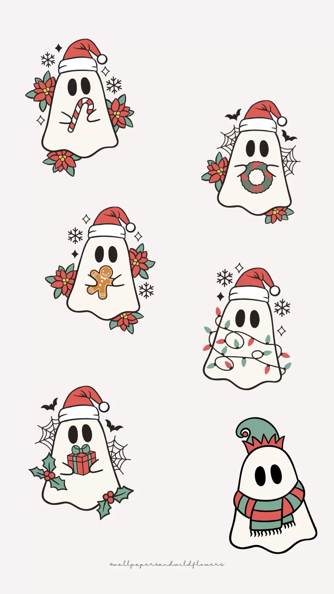 cute ghost backgrounds for phones