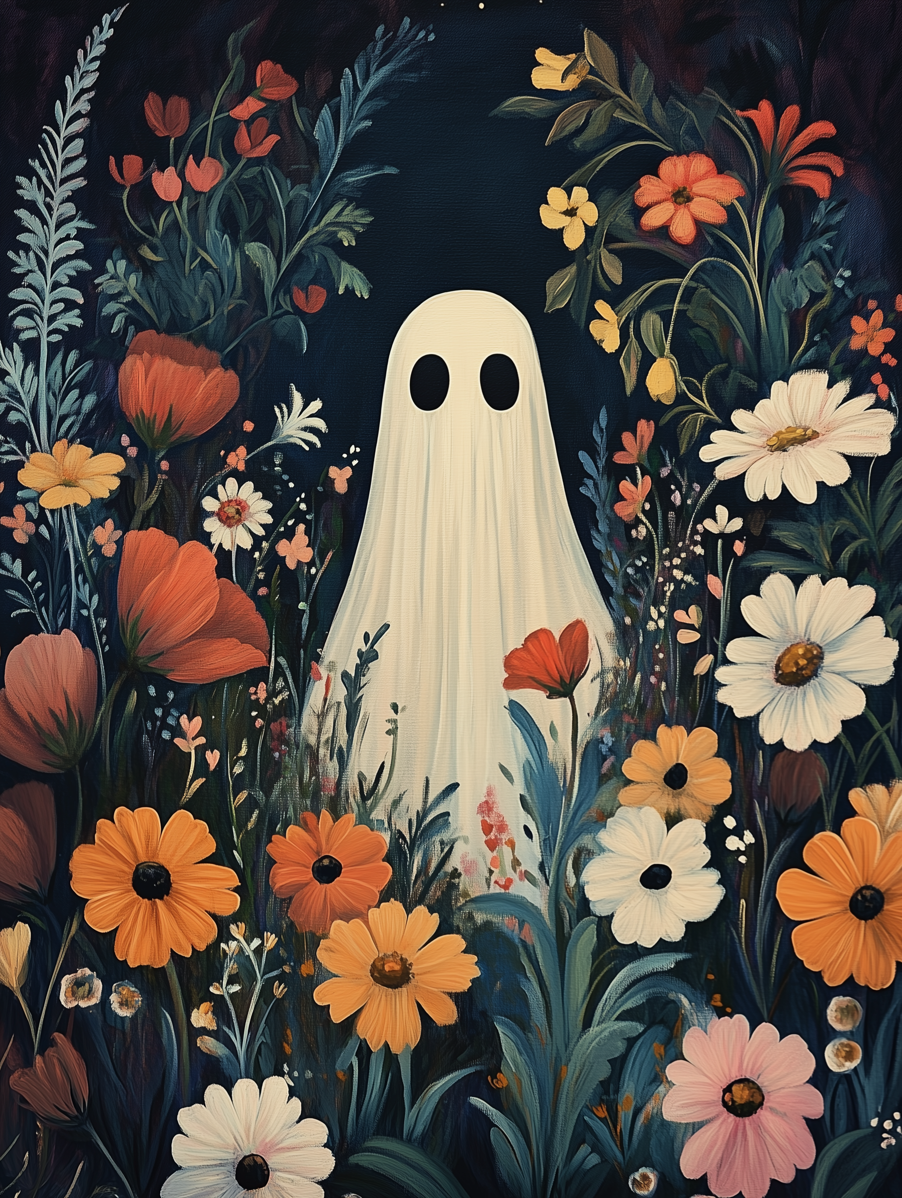 cute ghost backgrounds 0012