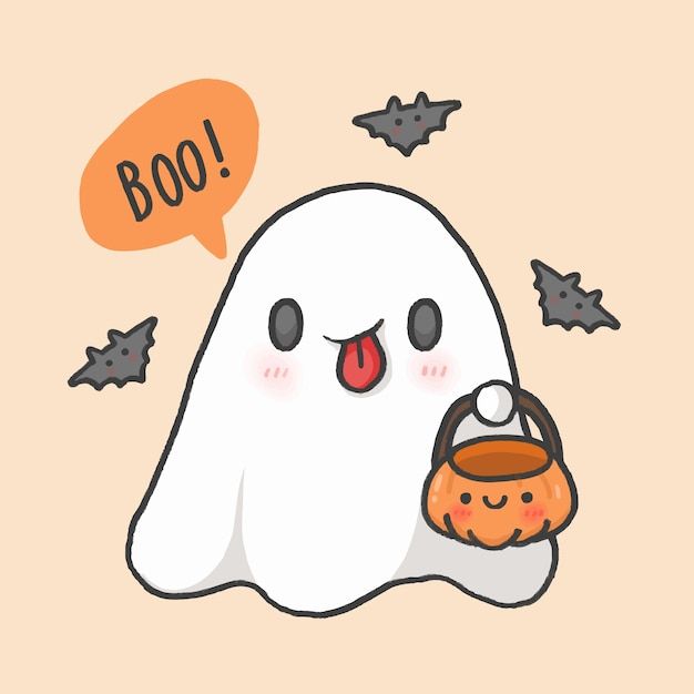 cute ghost backgrounds 0041