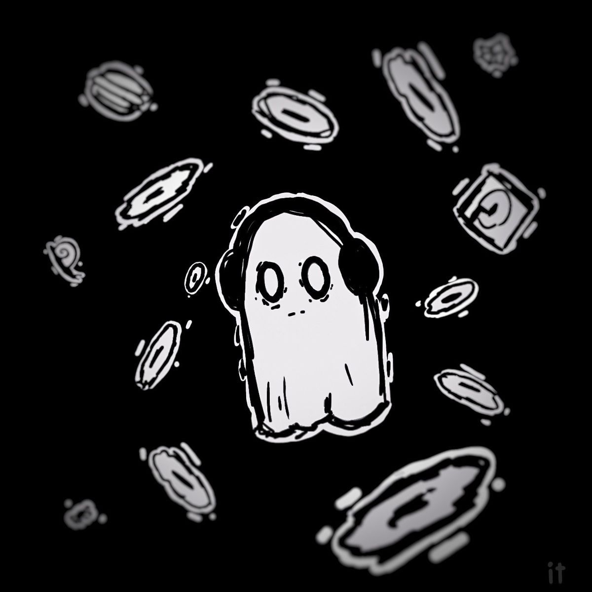 cute ghost backgrounds 0057