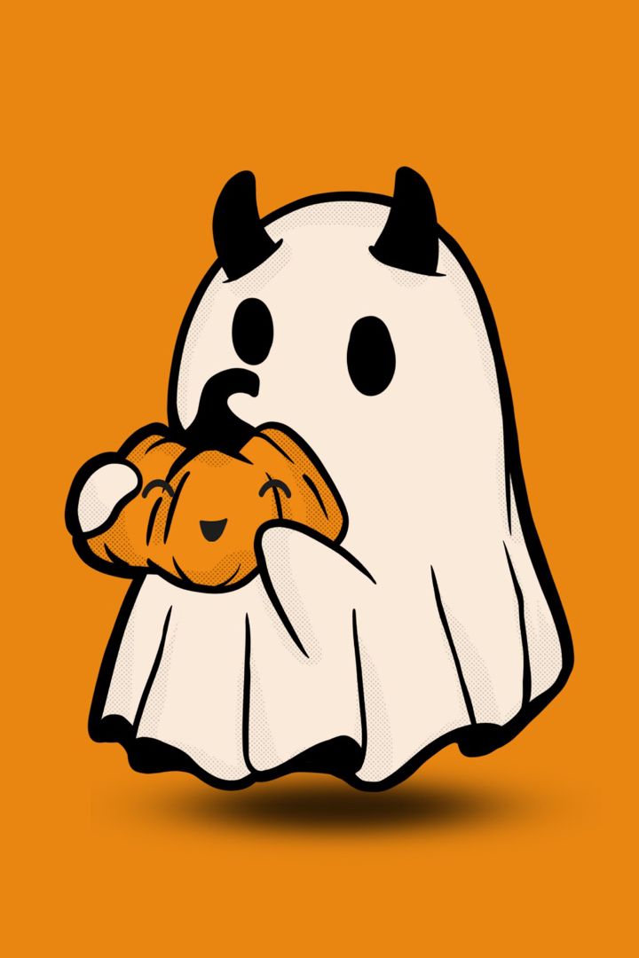 cute ghost backgrounds 0075