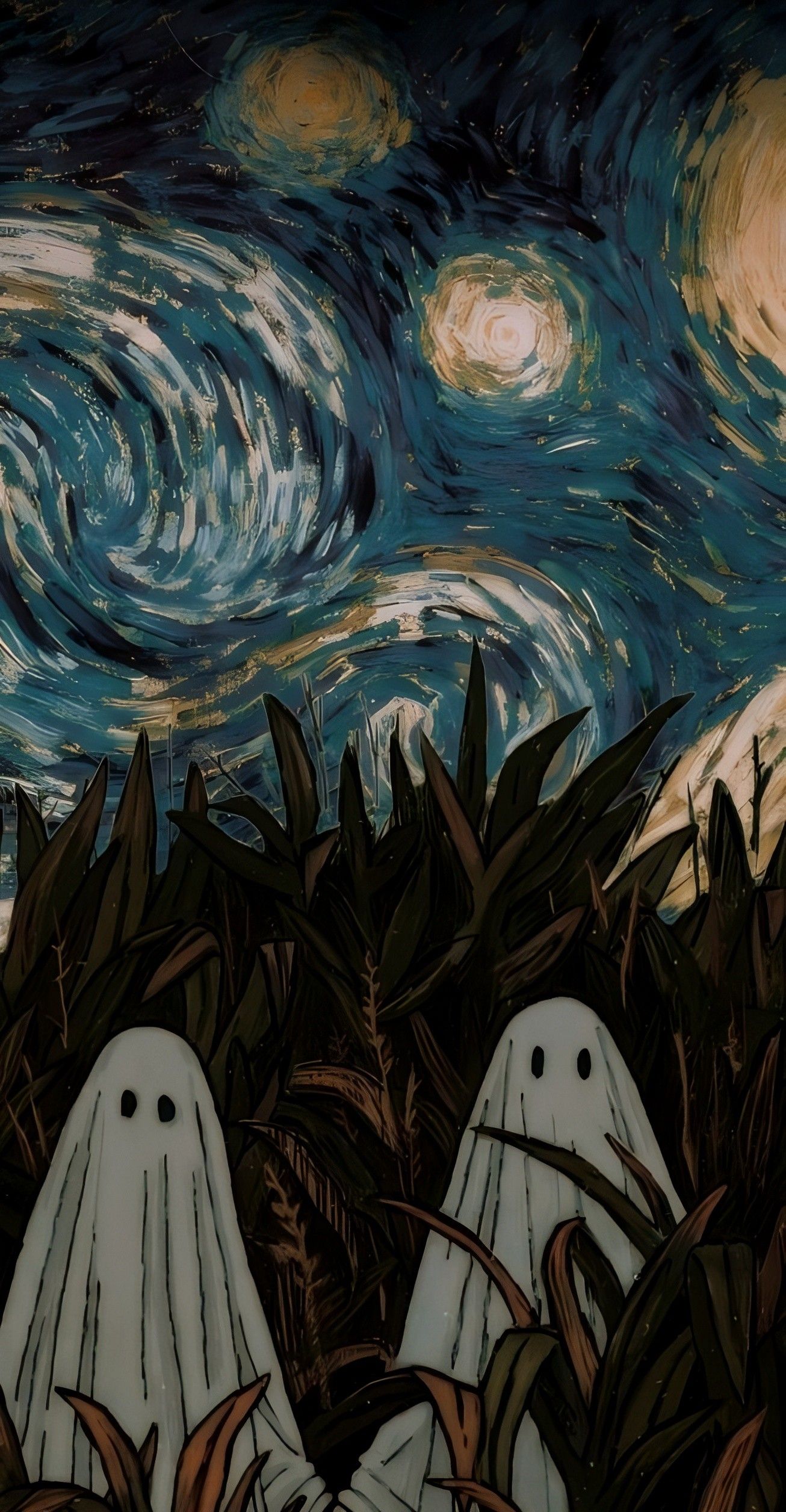 cute ghost backgrounds 0076