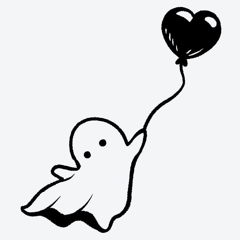 cute ghost backgrounds 0079